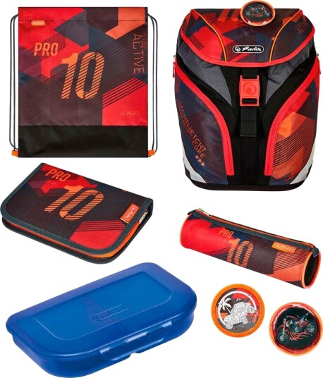 Herlitz SoftLight Plus Skolesekk Med Tilbehør 16 Liter Sport Herlitz SoftLight Plus Skolesekk Med Tilbehør 16 Liter Sport