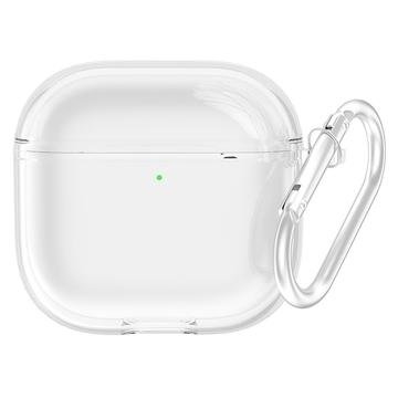 AirPods 4 Støtdempende TPU deksel   Gjennomsiktig