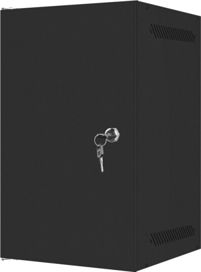 Lanberg Rack Skap Veggmonterbar Svart Ral 9004 9U 10" Lanberg Rack Skap Veggmonterbar Svart Ral 9004 9U 10"
