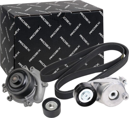 Vannpumpe + kileremsett RIDEX 4172P0035