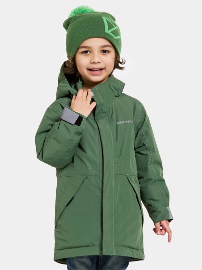 Didriksons Tundran Vinterjakke Pine Green 80