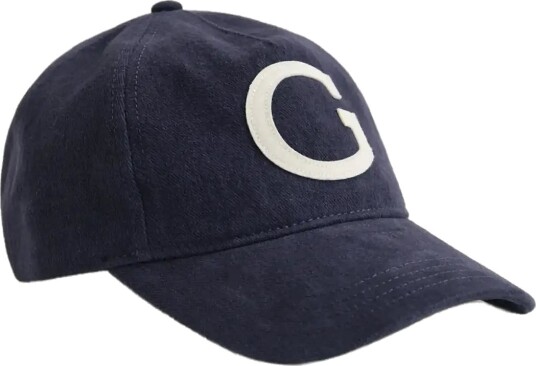 Gant G Badge Moleskin Cap Navy ONE SIZE
