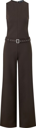 Mango Jumpsuit Belto Brun