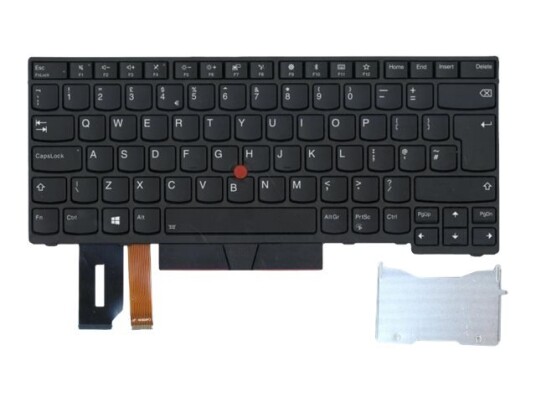Lenovo - Erstatningstastatur For Bærbar Pc - Med Trackpoint, Ultranav - Bakbelysning - Storbritannia - Svart - Fru