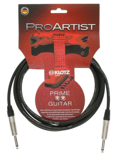 Klotz Pron030pp Pro Artist Ubalansert Gitarkabel Jack 3m