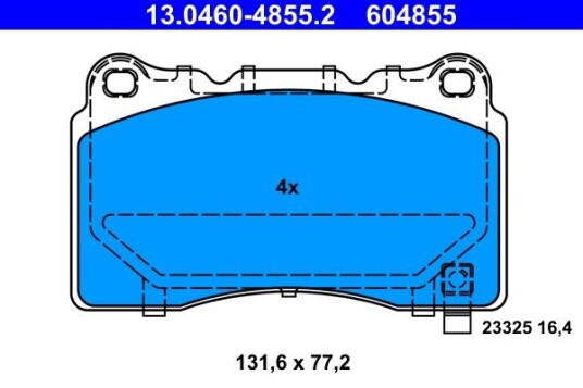 Bremseklosser ATE 13.0460 4855.2