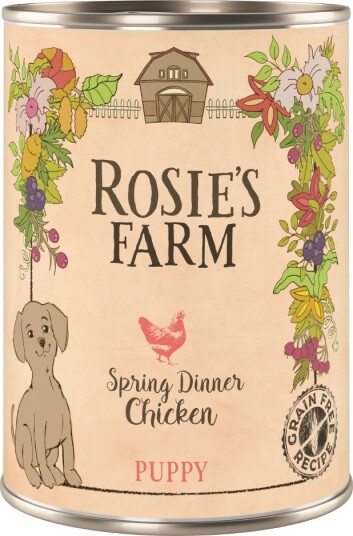 Rosie'S Farm Våtfôr Puppy Kylling 6 X 400 G