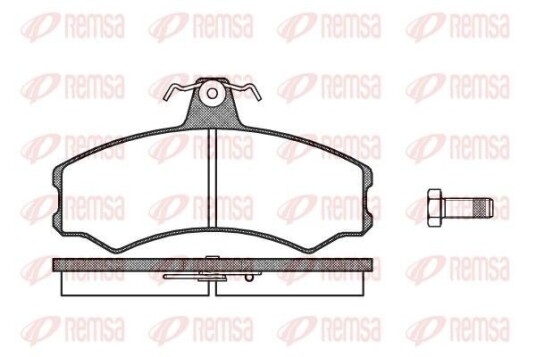 Bremseklosser REMSA 0143.10 Bremseklosser REMSA 0143.10