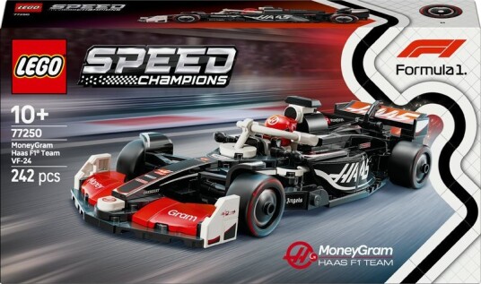 LEGO Speed Champions MoneyGram Haas F1 Team VF-24-racerbil 77250 LEGO Speed Champions MoneyGram Haas F1 Team VF-24-racerbil 77250