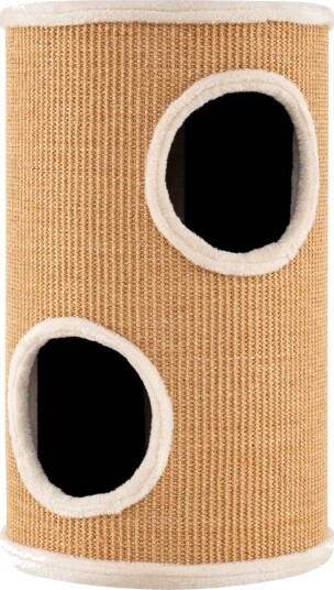 Northix Kattetårn Med Sisalbrett Og 3 Koselige Gjemmesteder Beige