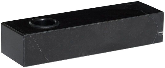Hübsch Brick lysestake Black Hübsch Brick lysestake Black