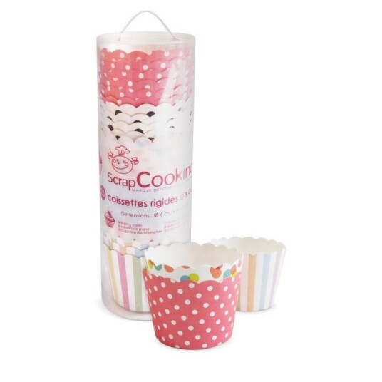 Scrapcooking Muffinsform i Papp Assorterte Motivpk/25