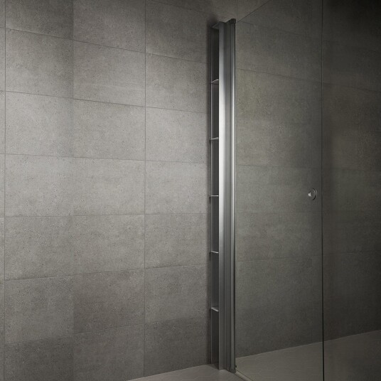 INR Iconic Nordic Rooms Pile Dusjoppbevaring - Passer Linc Dusjløsninger Matt Aluminium INR Iconic Nordic Rooms Pile Dusjoppbevaring - Passer Linc Dusjløsninger Matt Aluminium