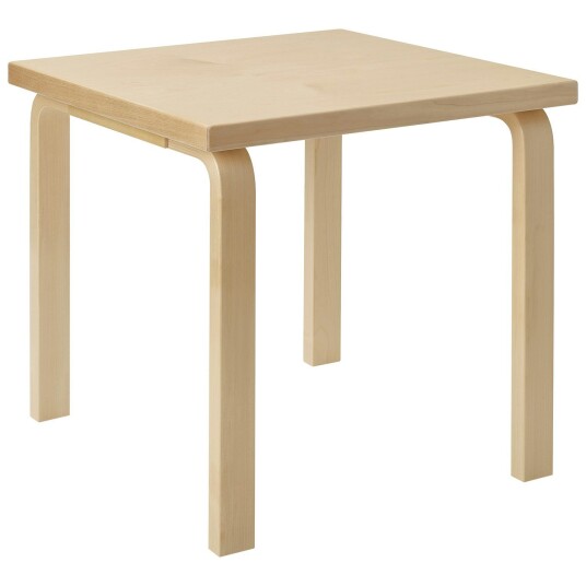 Artek Aalto 80C Bord Kvadratisk 60x60 cm Bjørk Artek Aalto 80C Bord Kvadratisk 60x60 cm Bjørk