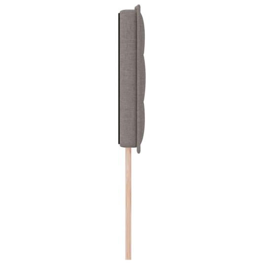 Sengegavl Linjer Design Taupe 160 cm Stoff
