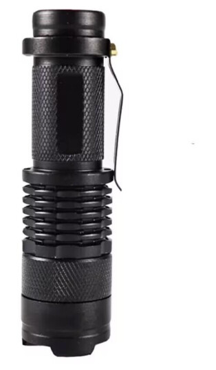 LED-Lommelykt CREE Ultrafire - Svart