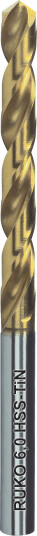 Spiralbor DIN338N HSS-G TiN 15,0 mm