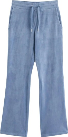 Lindex Velour Trousers Blue 158