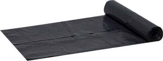 Affaldssække 20 Μm 700 X 1100 Mm Ld Pe Sort Kapacitet 100L Rulle A 10 Poser Fødevaregodkendt 20 Stk.