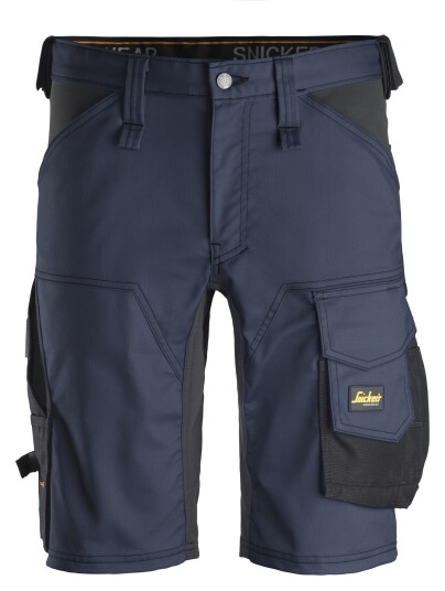 Snickers Workwear 6143 AllroundWork Shorts khaki / svart Khaki/Svart, Klær