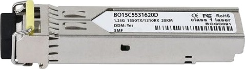 Blueoptics Sfpglx20b15d-Bo Fiberoptisk 1250 Mbit/S Sfp Lc 20000 M 1550 Nm