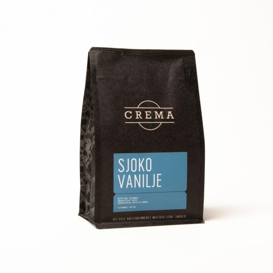Sjokolade og Vanilje Hele bønner 250g