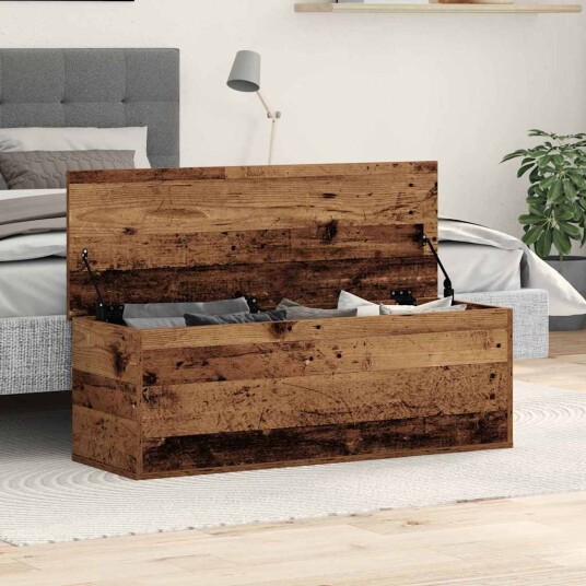 Oppbevaringsboks i gammelt tre 102x35x35 cm Oppbevaringsboks i gammelt tre 102x35x35 cm