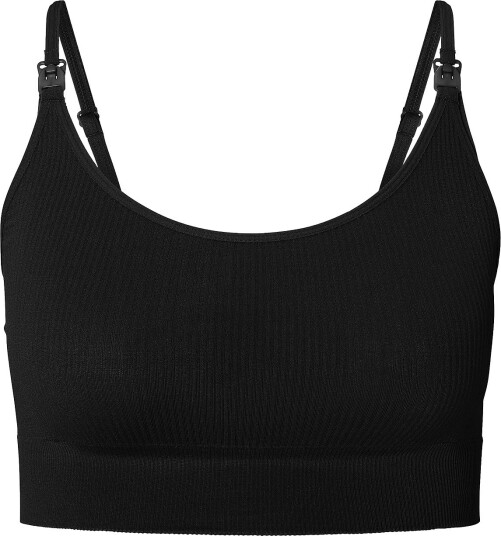 Noppies Mira Seamless Nursing Rib Top - P090 BLACK - M\L
