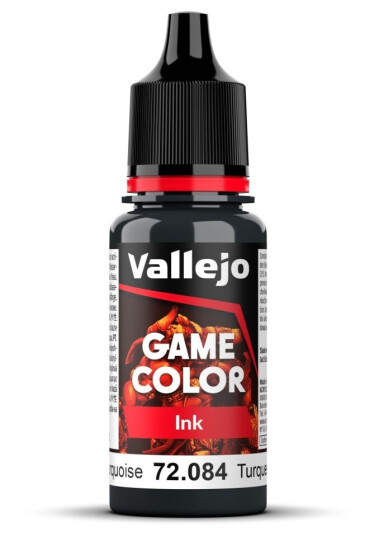 Vallejo 72.084 Turkis Acryl Maling Væske 18 Ml 1 Stykker
