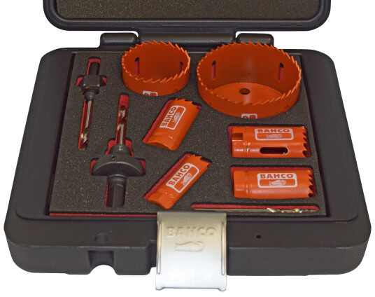 Hullsagsett for elektrikere 3834-SET-63-76 20-76mm, 9 deler