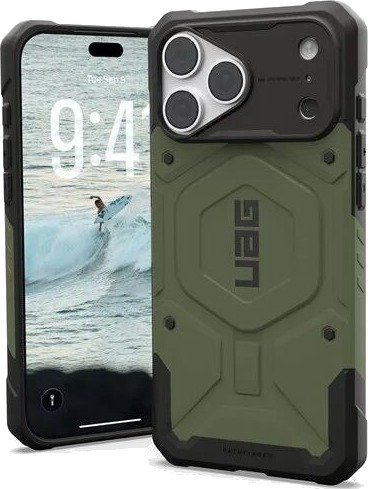 Urban Armor Gear Pathfinder, Etui, Apple, Iphone 18 Pro Max, 17,5 Cm (6.9"), Svart, Grønn