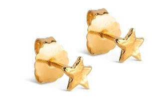 Enamel Copenhagen Star Energy Studs Forgylt Sølv Sterling 925