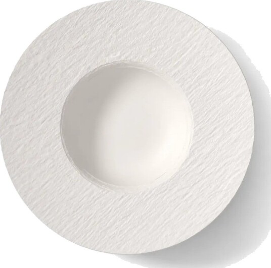 Villeroy & Boch Manufacture Rock dyp tallerken Ø28 cm Hvit Villeroy & Boch Manufacture Rock dyp tallerken Ø28 cm Hvit