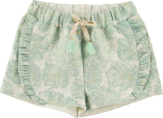 Mini A Ture X Mas Shorts Merle Aqua Skum Green Mini A Ture 4 år 104 Shorts Grønn