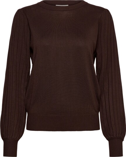Kaffe Kalone Knit Pullover COFFEE BEAN M Kaffe Kalone Knit Pullover COFFEE BEAN M