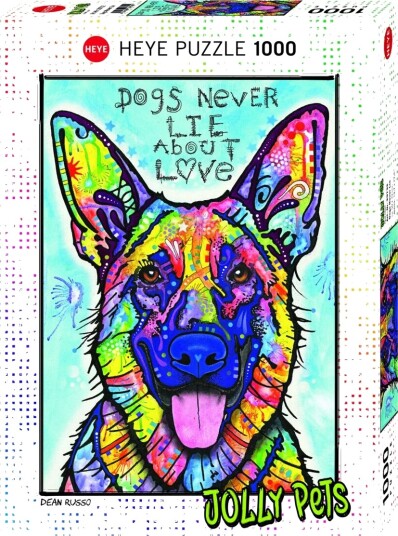 Heye Puslespill 1000 Dogs Never Lie Heye Puslespill 1000 Dogs Never Lie