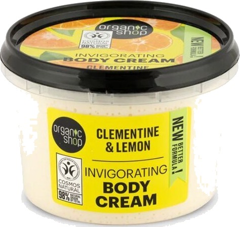 Organic Shop body cream clementine & lemon 250 ml Organic Shop body cream clementine & lemon 250 ml