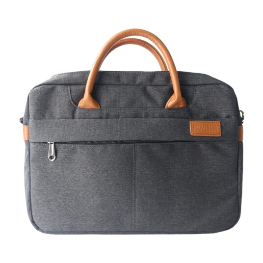 FERRELLI CASUAL LAPTOP VESKE 14", GRÅ FERRELLI CASUAL LAPTOP VESKE 14", GRÅ