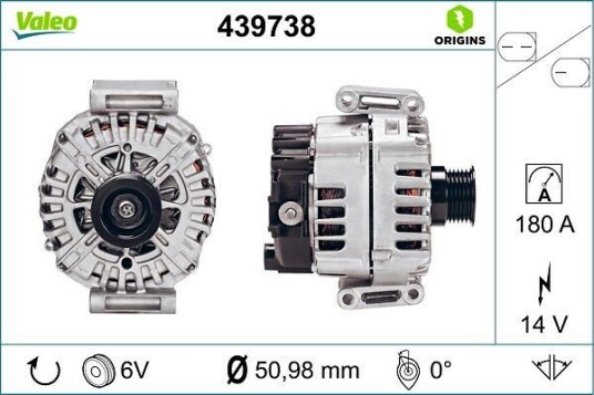 Dynamo VALEO 439738 Dynamo VALEO 439738