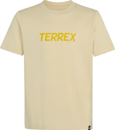 adidas Terrex K Mt Logo Tee   Cream   140