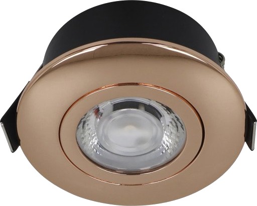 Nordtronic Low Profile Flexible downlight Ø7,5 cm kobber 2700K