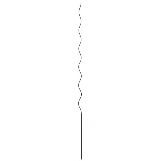 Spiral plantestøtter 5 pcs grønn 150 cm PVC belagt stål