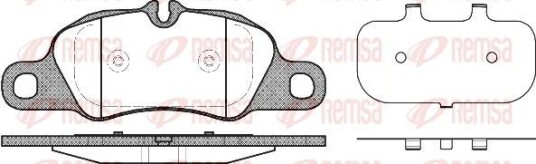 Bremseklosser REMSA 1366.00