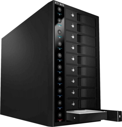 ICY BOX IB-3810U3 Harddiskkabinett 3.5" SATA 10 brønner