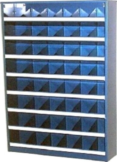 Handy Transportvogne Bolt shelves beka 48 bins blue