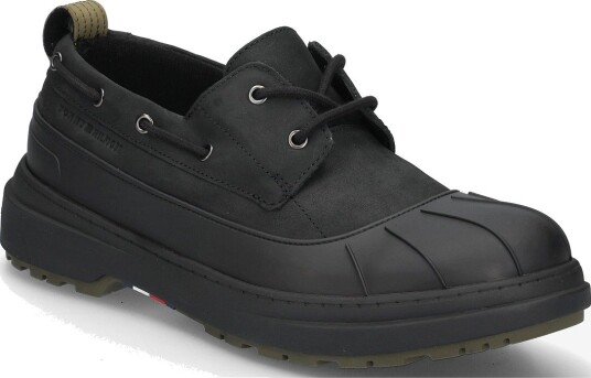 Tommy Hilfiger Outdoor Rubber Lth Shoe Wpm - BLACK - 41