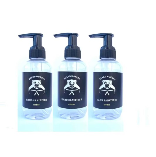 3-pack Beard Monkey Hand Sanitizer Citrus 150ml 3-pack Beard Monkey Hand Sanitizer Citrus 150ml