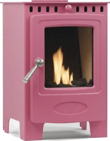 Arada Hamlet Solution 4 Flamingo Pink - Frittstående biopeisovn