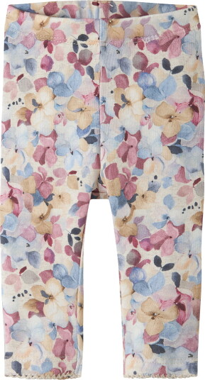 Name It Leggings NbfNadena Peyote Melange/Lilla Name It 62 Leggings Beige Blå Brun Hvit Rosa