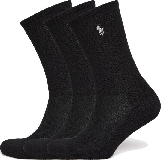 Polo Ralph Lauren Cotton Blend Sprt Crw 3Pk Akl 3Pk Black